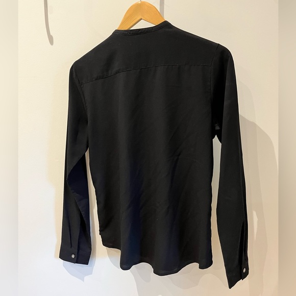 Maison Scotch button up with shoulder embellishment, black, size S - Picture 3 of 5